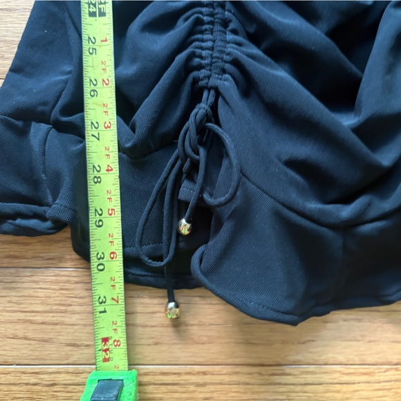 NWT Selfie Leslie La Quinta Lace-Up Bust Drawstring Detail Mini Dress - Picture 16 of 16